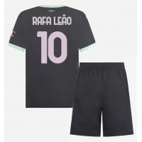 AC Milan Rafael Leao #10 Fotballklær Tredjedraktsett Barn 2024-25 Kortermet (+ korte bukser)